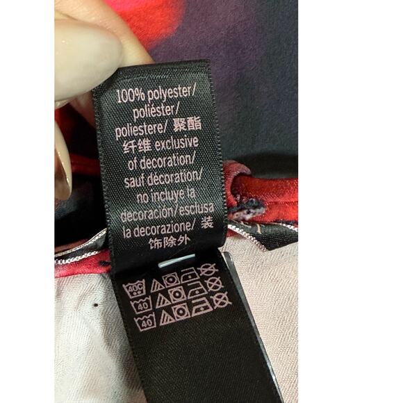 Victoria's Secret Slip Dress Women XL Maxi Satin Floral Romantic‎ Sexy Coquette - Picture 11 of 11